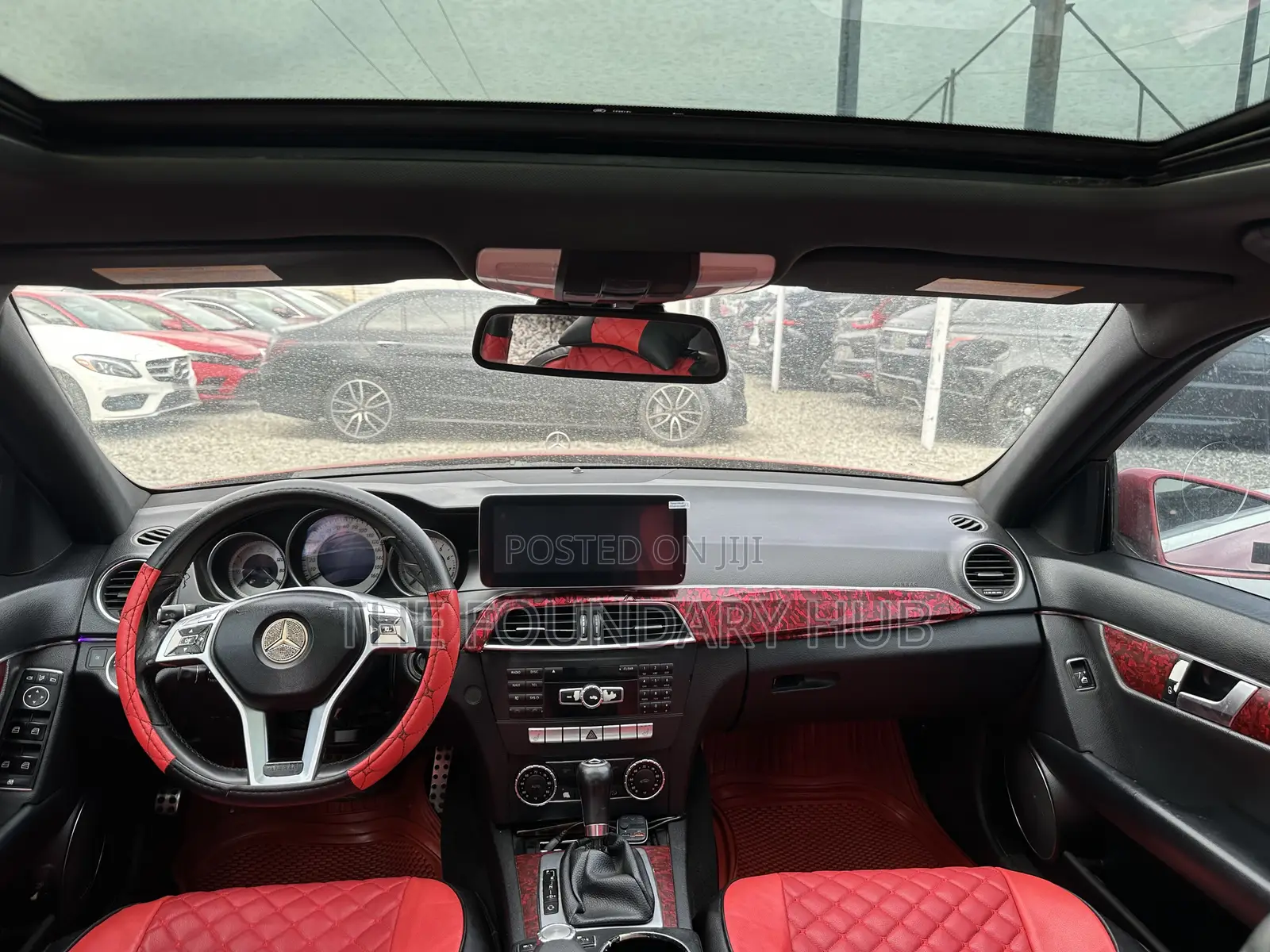 Mercedes-Benz C250 2014 Red