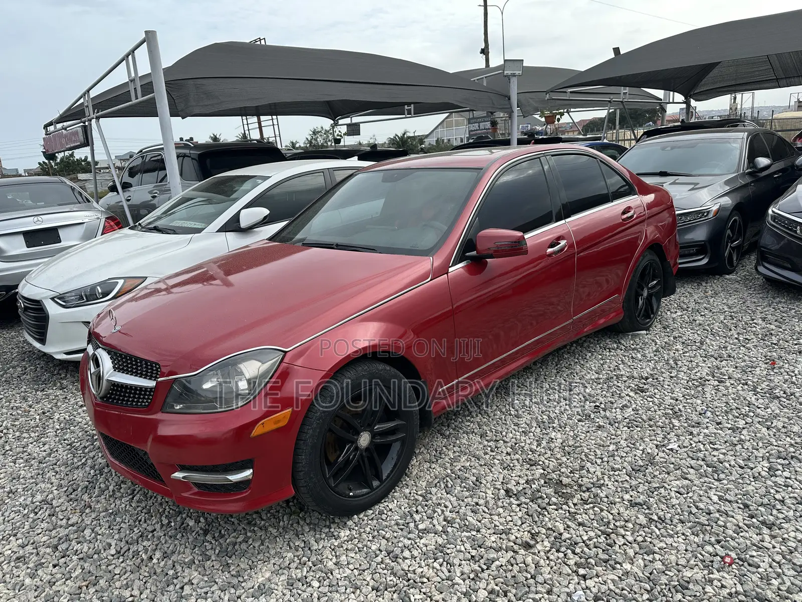Mercedes-Benz C250 2014 Red