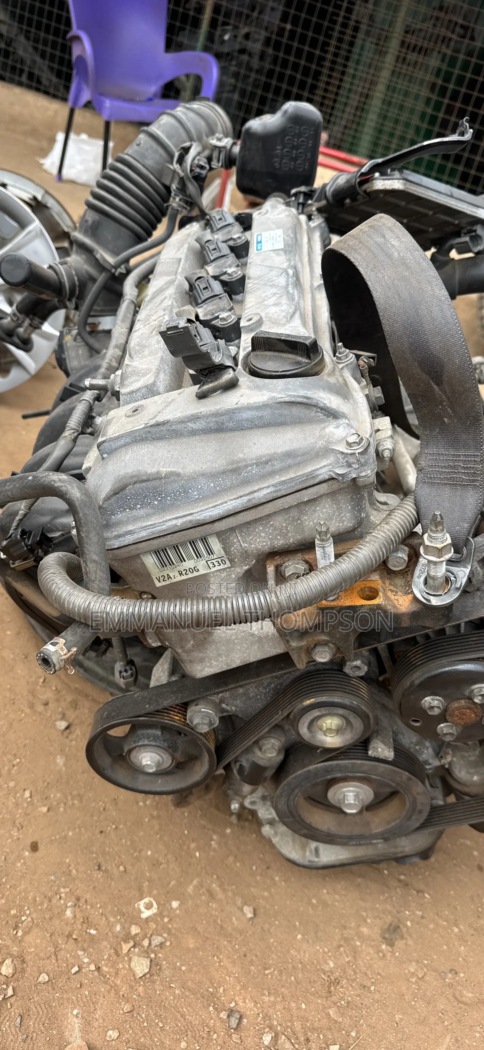 Japanese Used Toyota 2az-Fe 2.4L Petrol Engine