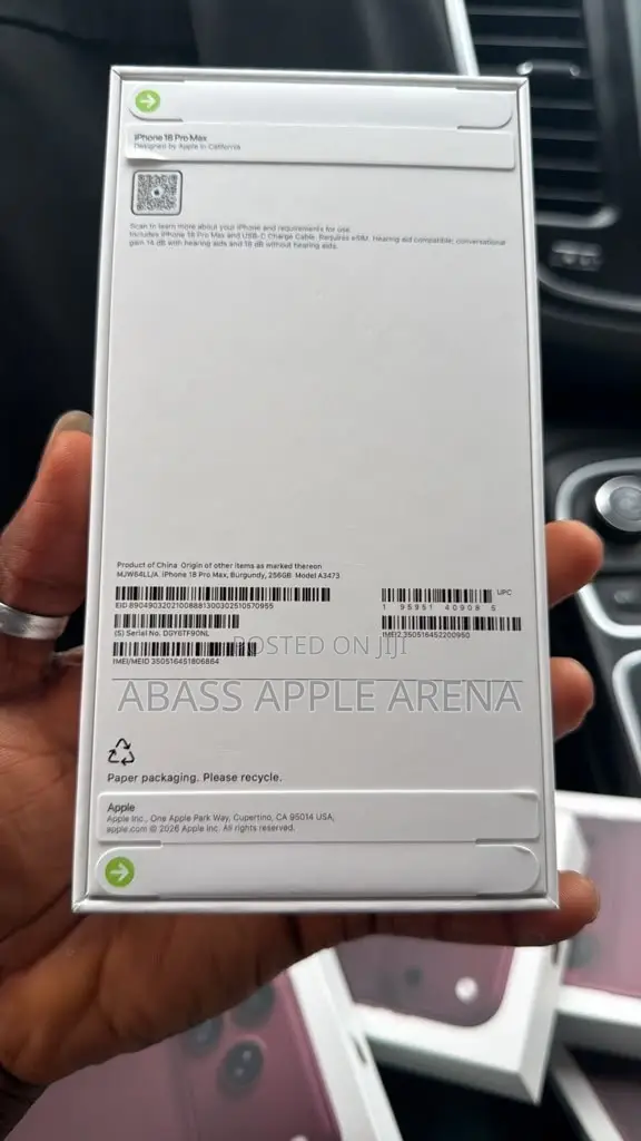 New Apple iPhone 18 Pro Max 256 GB Silver
