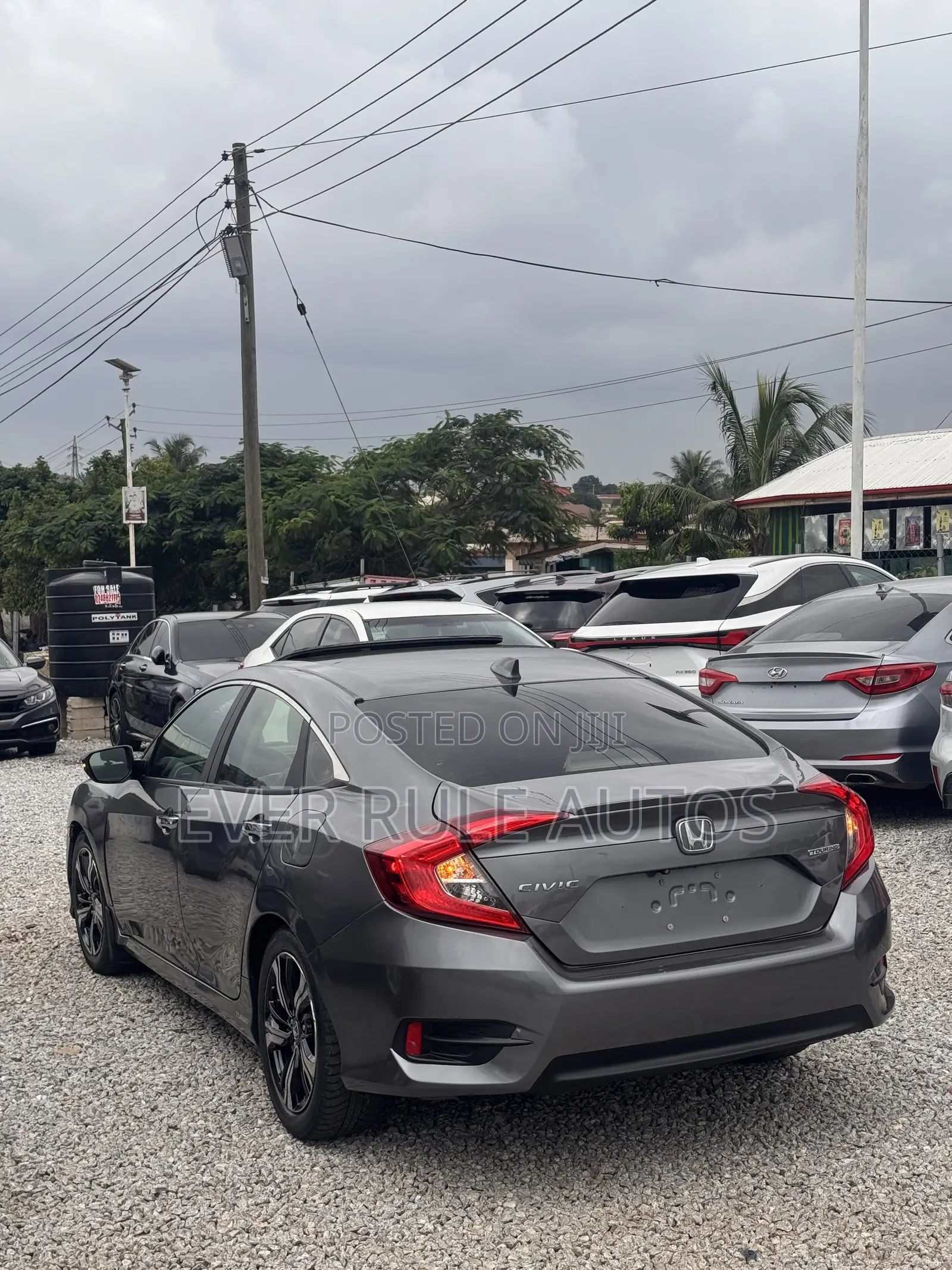 Honda Civic Touring 4dr Sedan (1.5L 4cyl) 2017 Gray