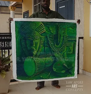 Handmade Acrylic Painting on Canvas