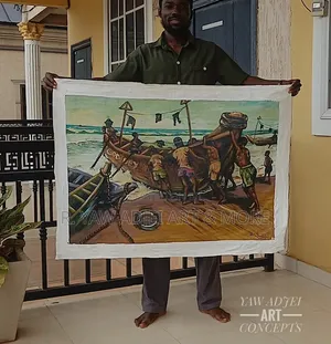Handmade Acrylic Painting on Canvas