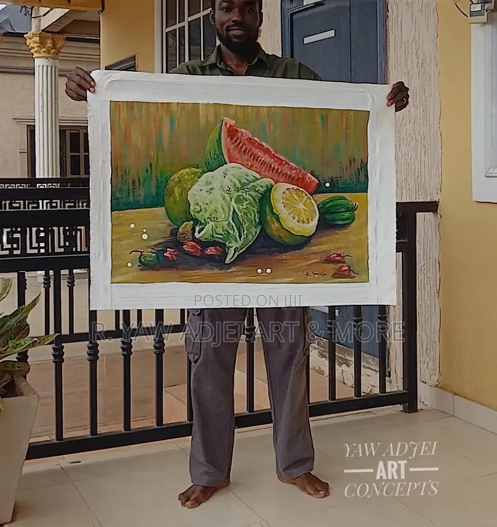 Handmade Acrylic Painting on Canvas