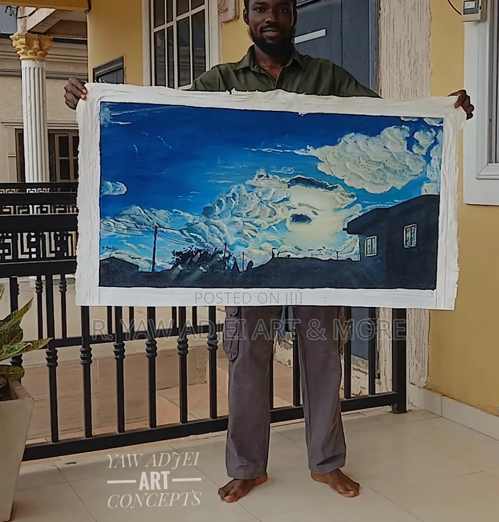 Handmade Acrylic Painting on Canvas