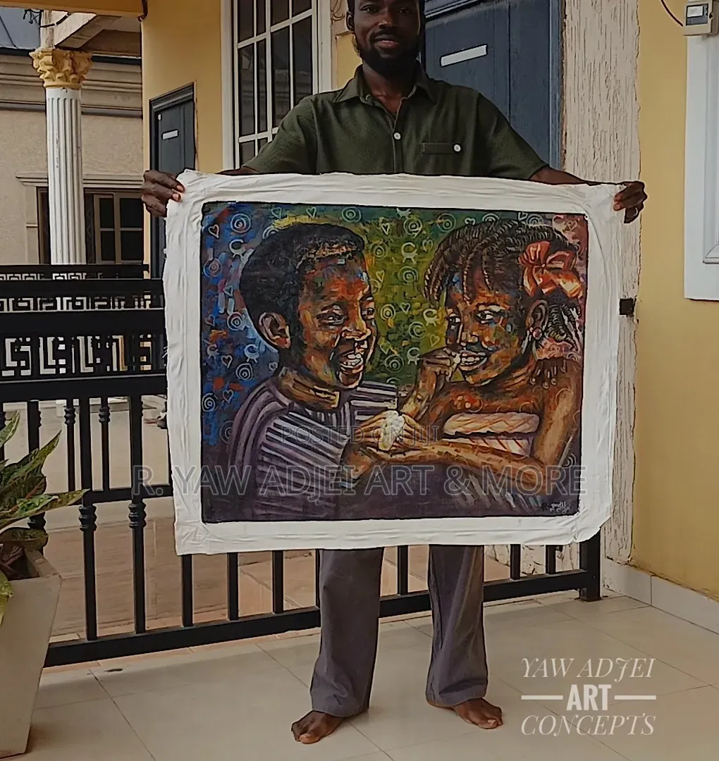 Handmade Acrylic Painting on Canvas