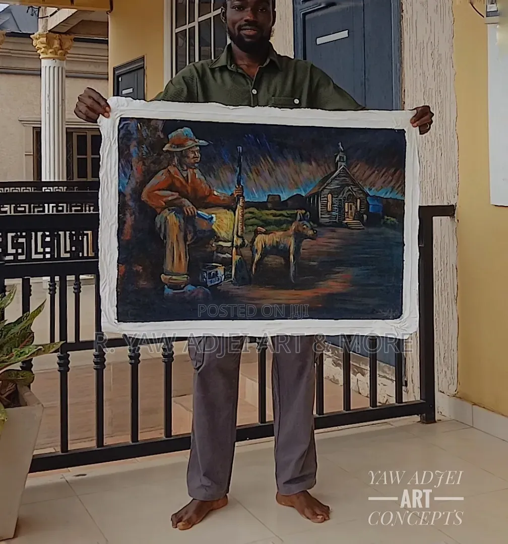 Handmade Acrylic Painting on Canvas