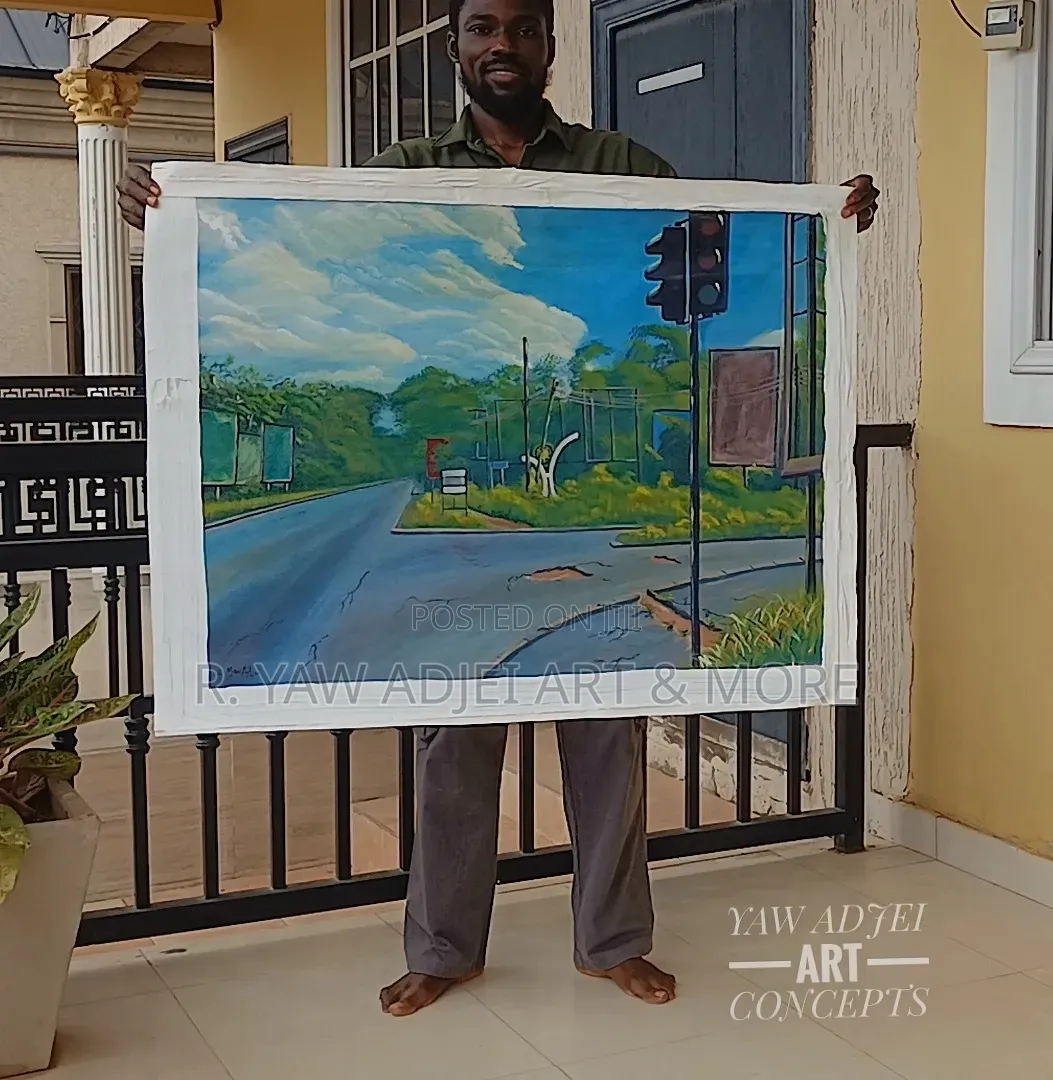 Handmade Acrylic Painting on Canvas