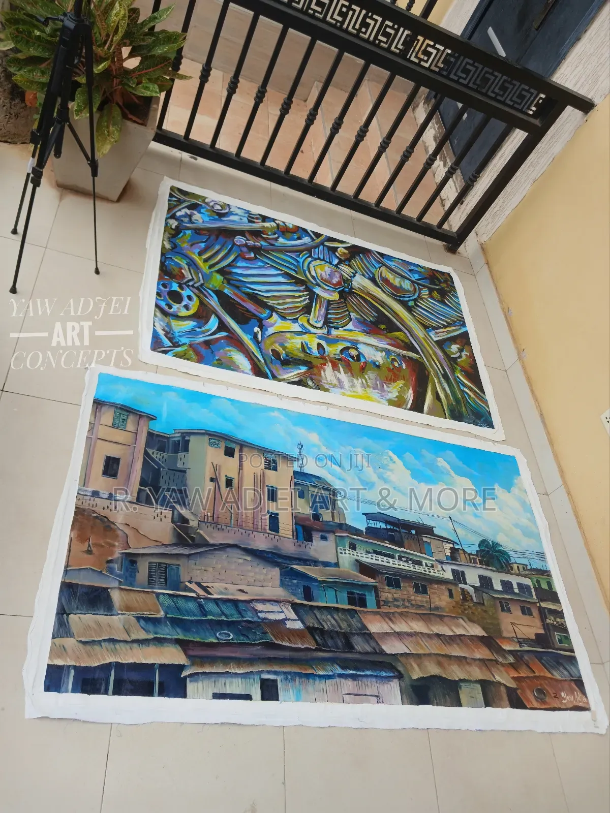 Handmade Acrylic Painting on Canvas