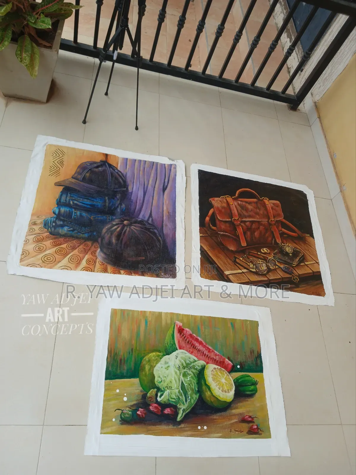 Handmade Acrylic Painting on Canvas