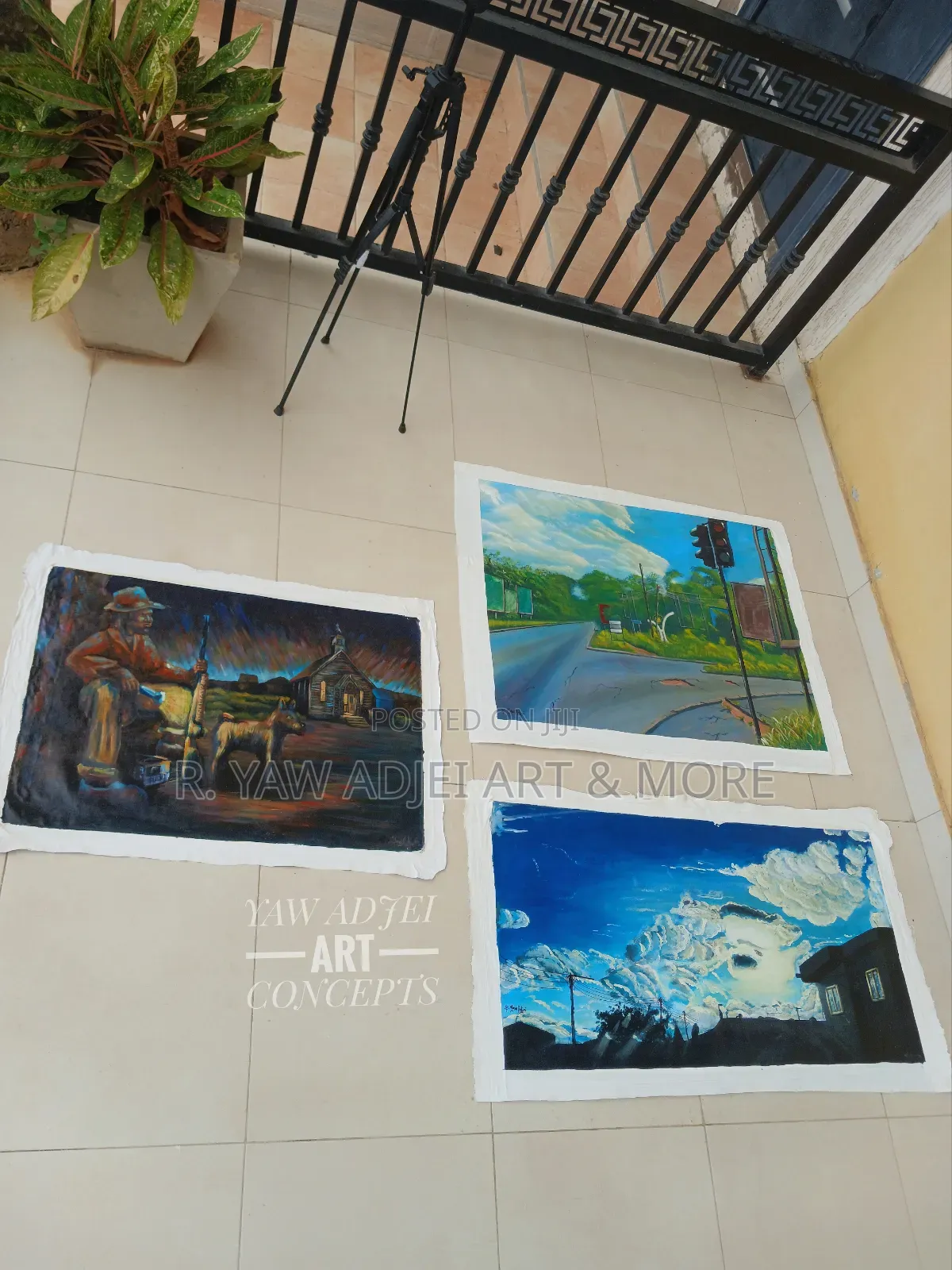 Handmade Acrylic Painting on Canvas