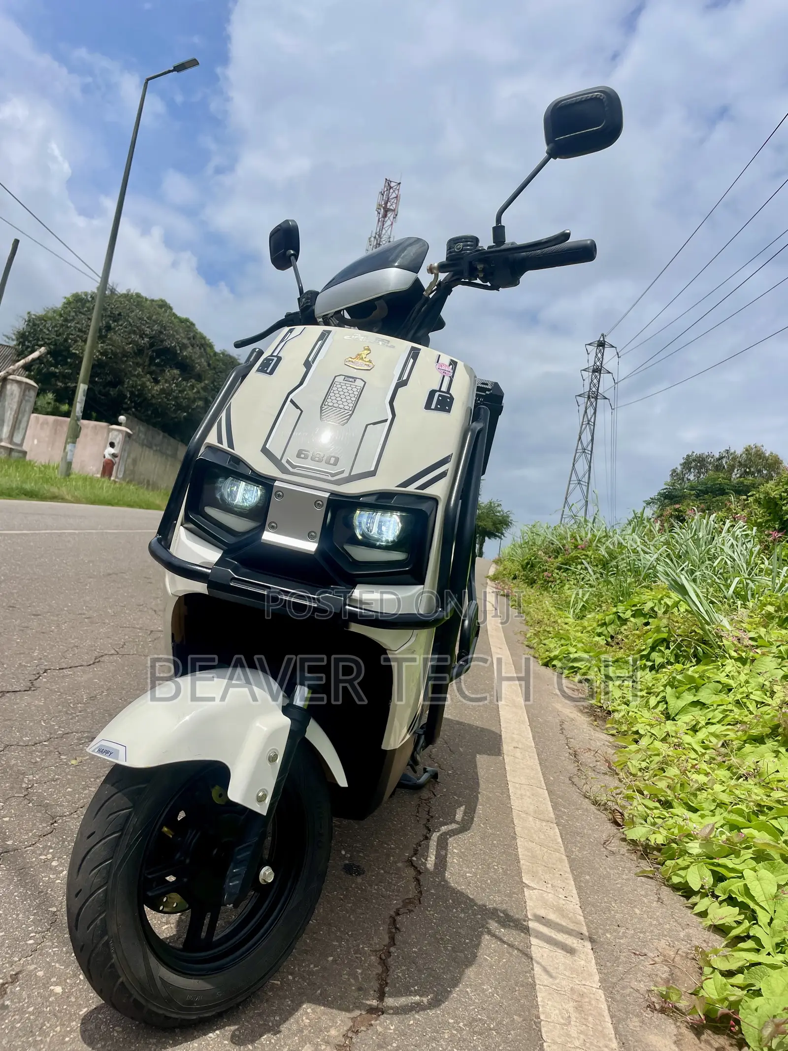 New Motorcycle 2025 White