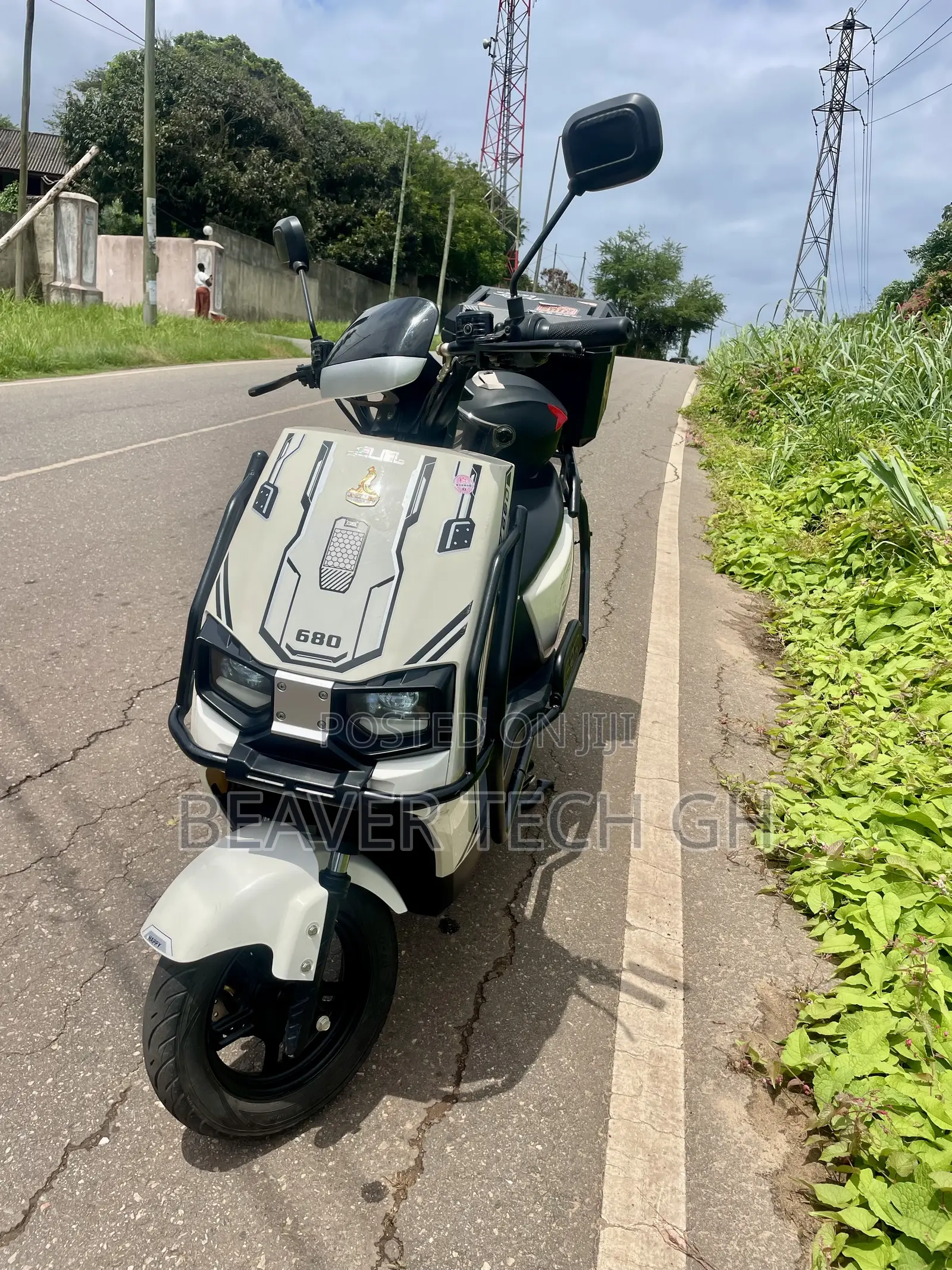 New Motorcycle 2025 White