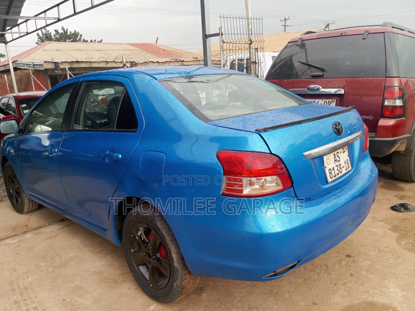 Toyota Yaris 2008 Blue
