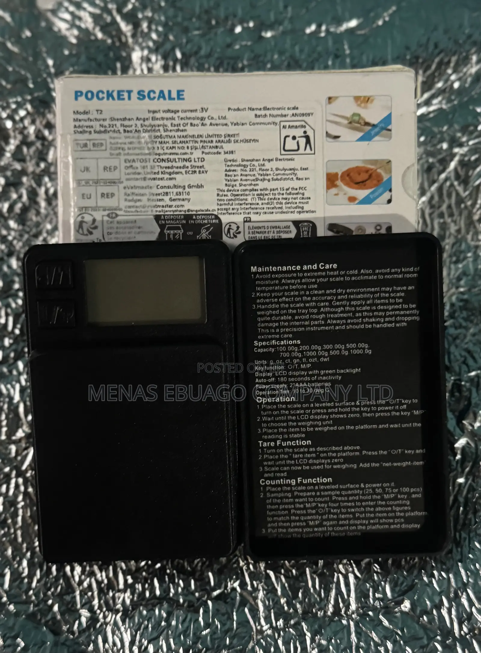 Portable High Precision 0.01g Digital Scale