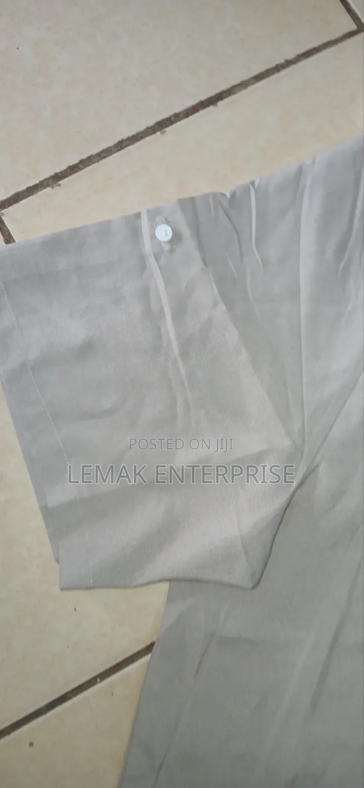 Men's Short Sleeve Linen Shirt 2XL