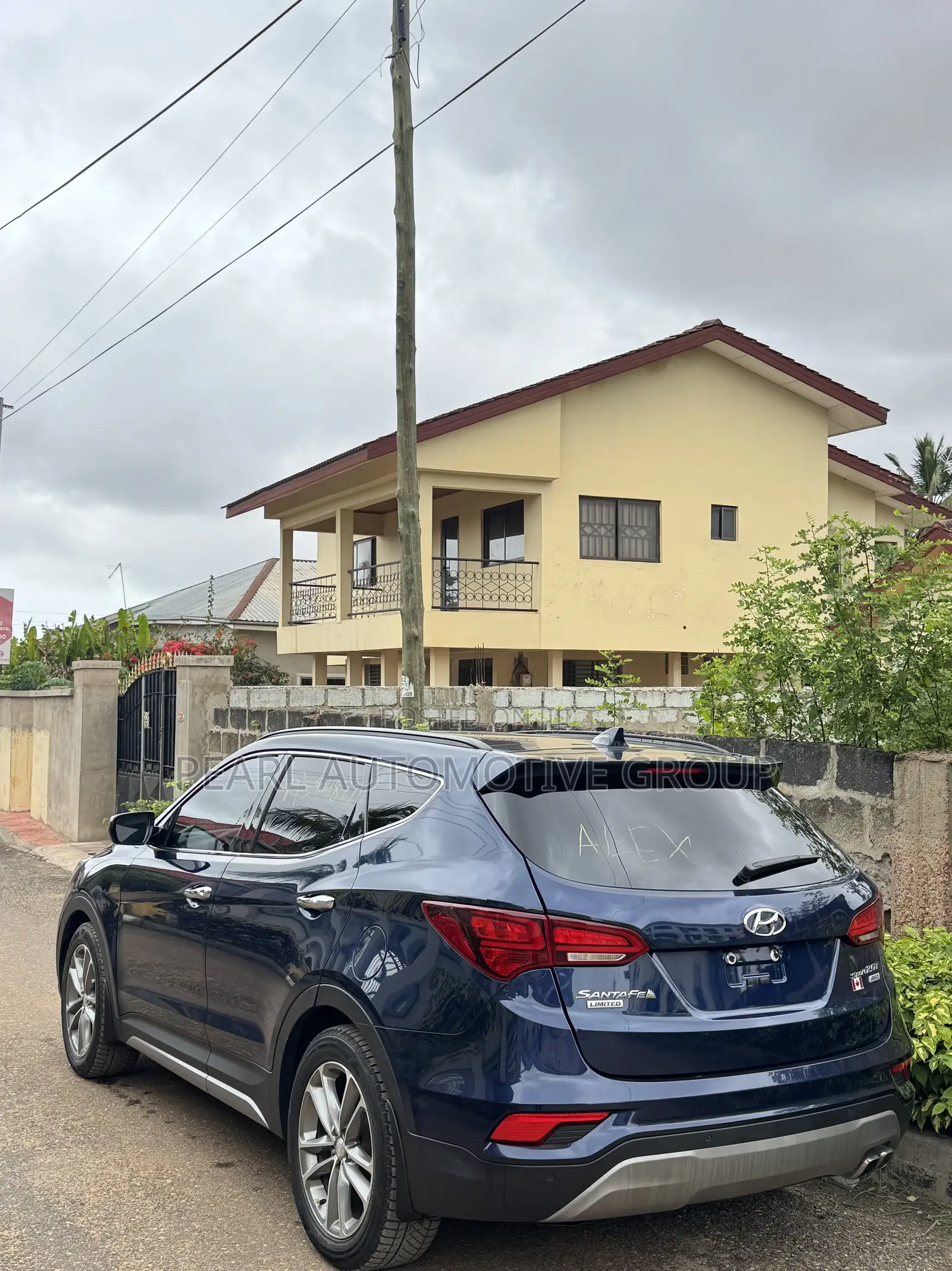 Hyundai Santa Fe Limited Ultimate AWD 2017 Blue