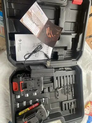 21V Brushless Electric Drill Impact Screwdriver Set