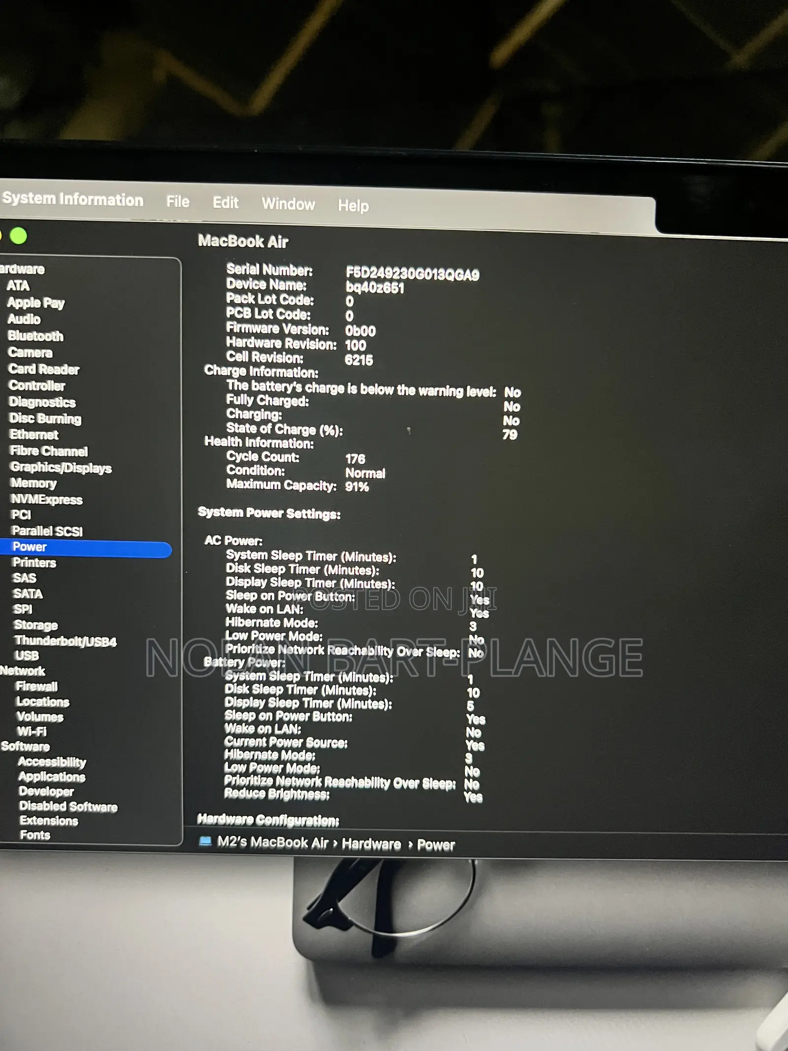 Laptop Apple MacBook Air 8GB Apple M2 SSD 256GB