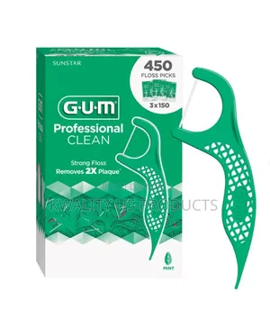 Sunstar GUM Professional Clean Floss Picks - 450 Pack