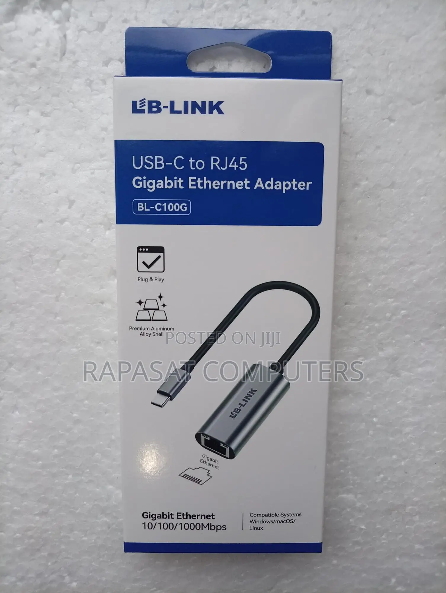 Lblink USB-C to Rj45 Female Gigabit Ethernet Adapter Bl-C100g