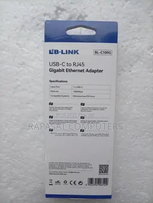 Lblink USB-C to Rj45 Female Gigabit Ethernet Adapter Bl-C100g