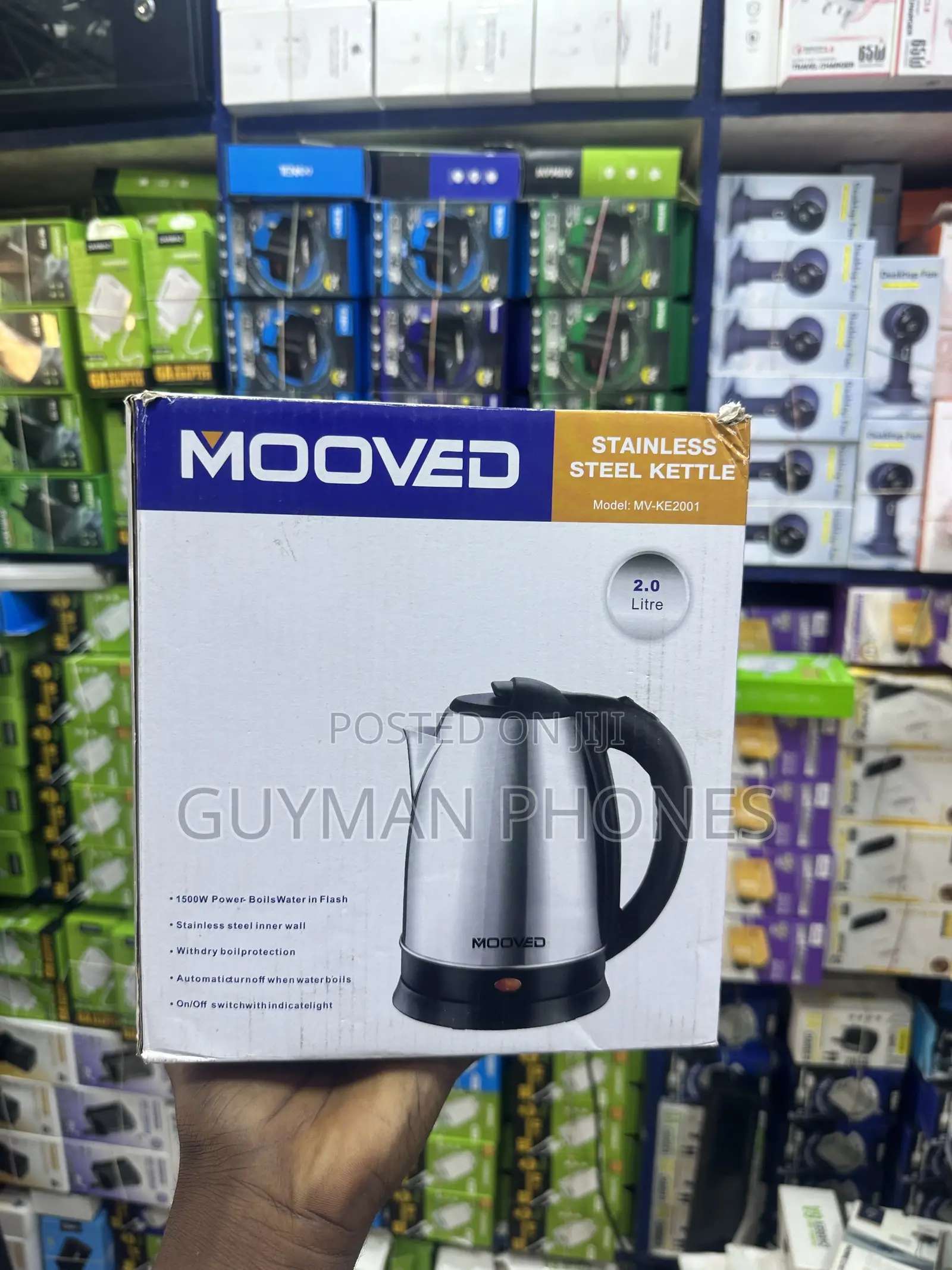 MOOVED Stainless Steel Kettle 2.0L