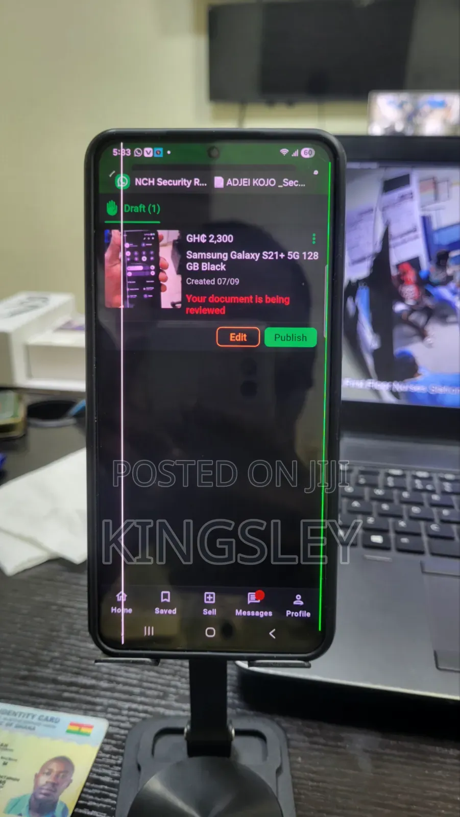 Samsung Galaxy S21+ 5G 128 GB Black