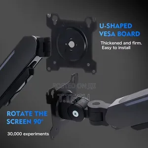 Premium Dual-Arm Mechanical Spring Monitor Arm Stand
