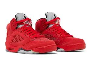 Original Air Jordan 5 Red Suede
