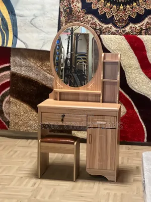 Dressing Table With Matching Stool-Wooden