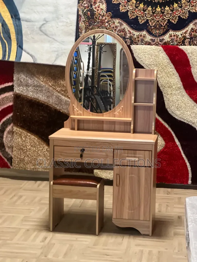 Dressing Table With Matching Stool-Wooden