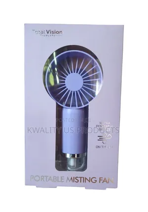 Total Vision Portable Misting Fan - USB Rechargeable