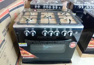 Rafiiq 50x80 5 Burner Gas Stove