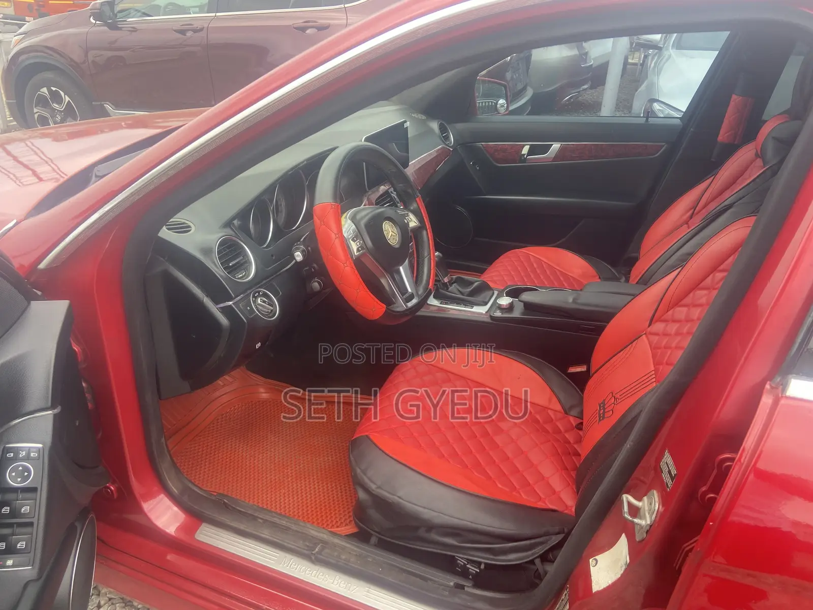 Mercedes-Benz C250 2013 Red
