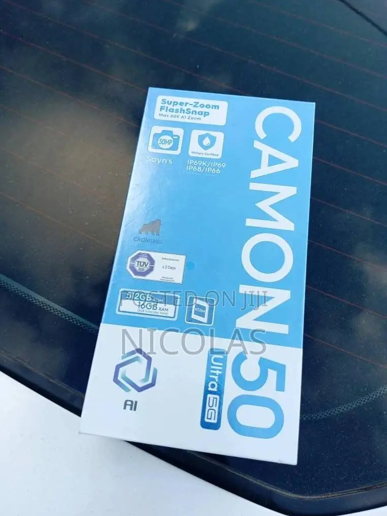 New Tecno Camon 50 Ultra 512 GB Black