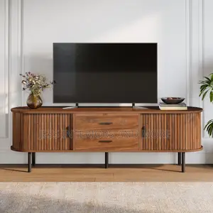 70" TV Stand, Modern Media Console