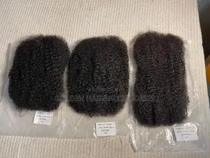 Human Hair Afro Kinky Bulk Available in 10inc, 12inc, 14inc, 16inchs