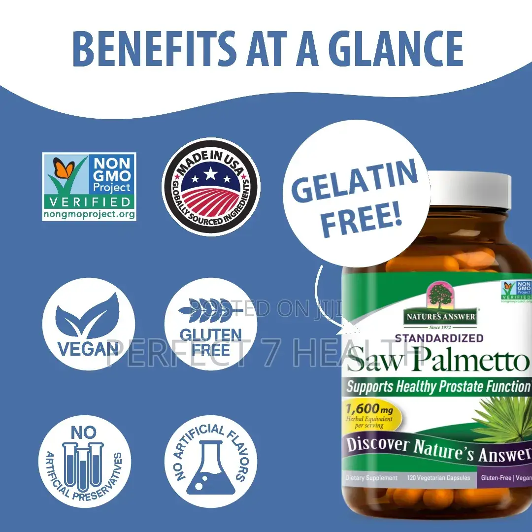 Saw Palmetto, Standardized Extract, Prostate Health, 120 Veg Caps