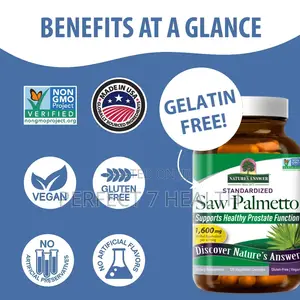 Saw Palmetto, Standardized Extract, Prostate Health, 120 Veg Caps