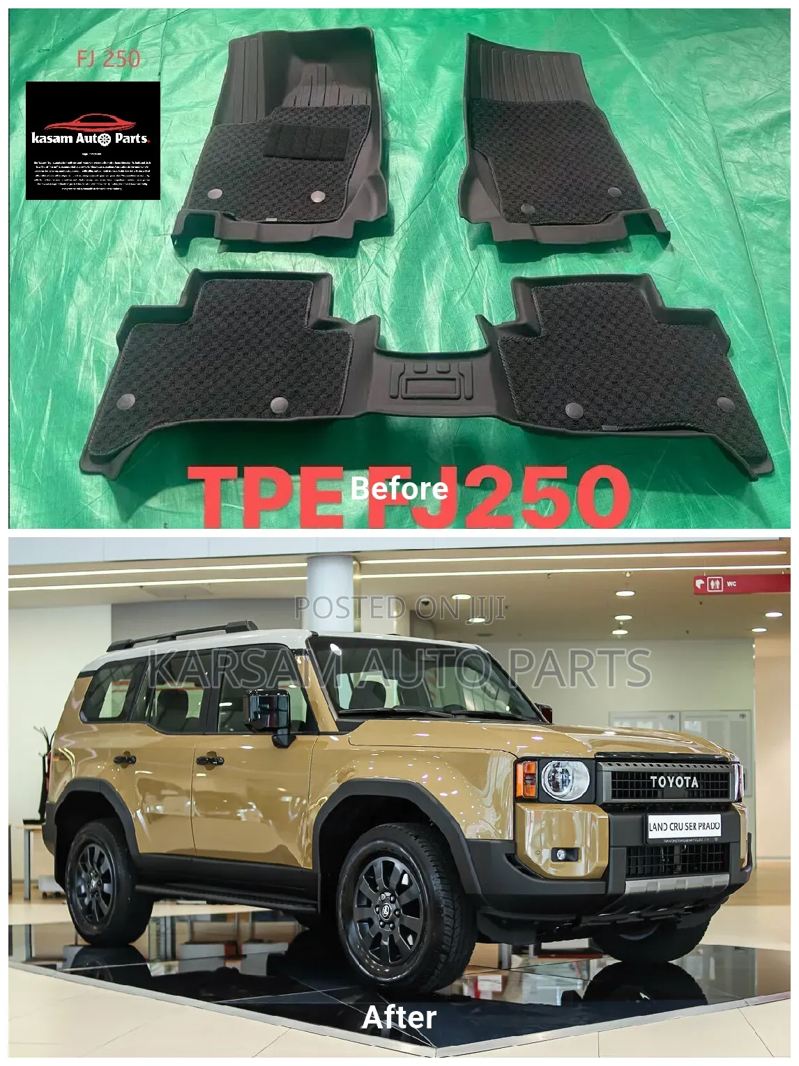 Landcruise Prado Carpet tpe.fj 250