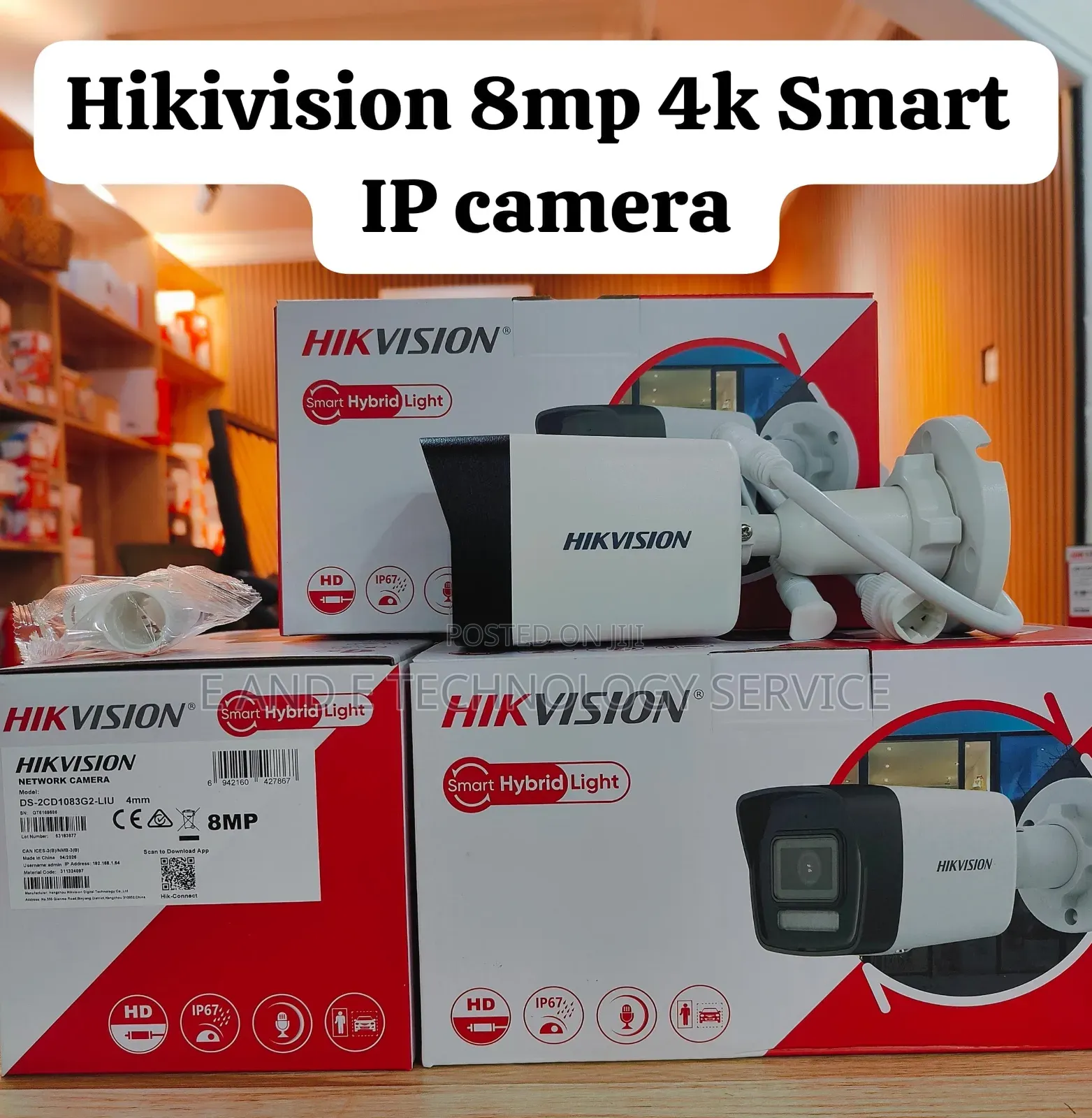 Hikvison 8mp IP Camera