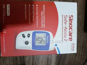 Sinocare Safe-Accu 2 Blood Glucose Meter – 10 Test Strips