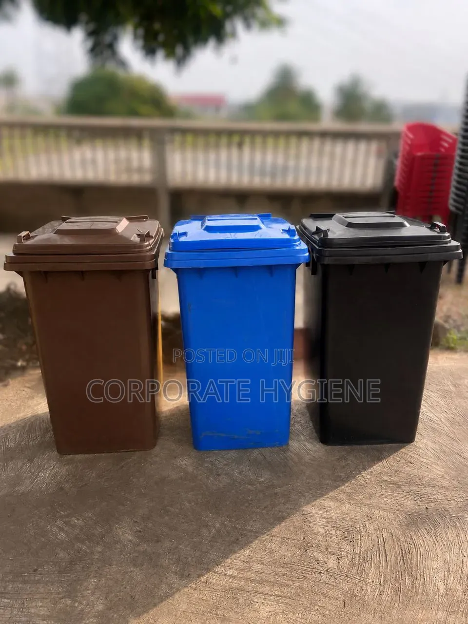 Blue Dustbin