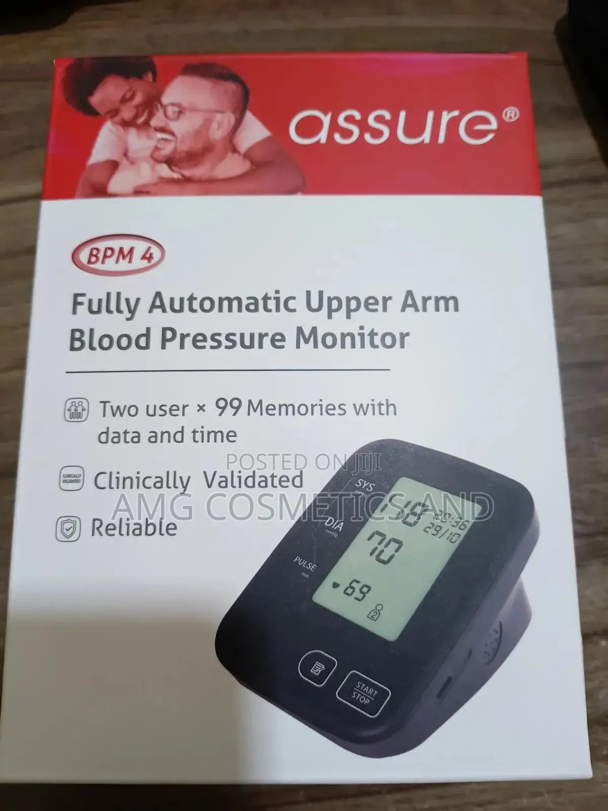 Assure Fully Automatic Upper Arm Blood Pressure Monitor – BPM 4