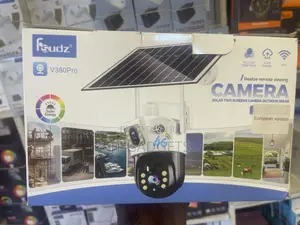 Fsudz V380Pro Smart Solar Camera — 4G, Solar Powered, Night Vision
