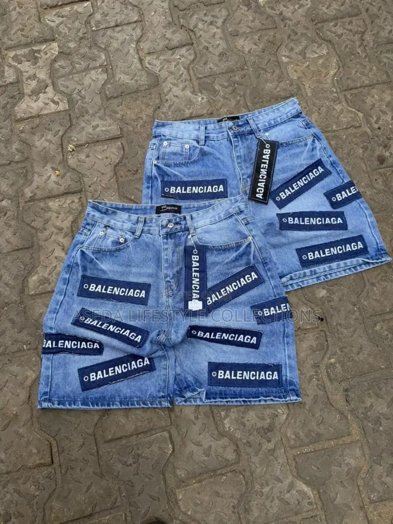 Solid Short Jeans