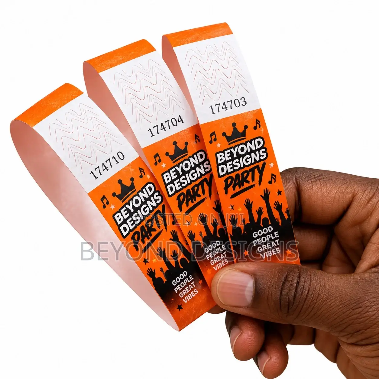 Hand Band Ticket / Tyvek Ticket
