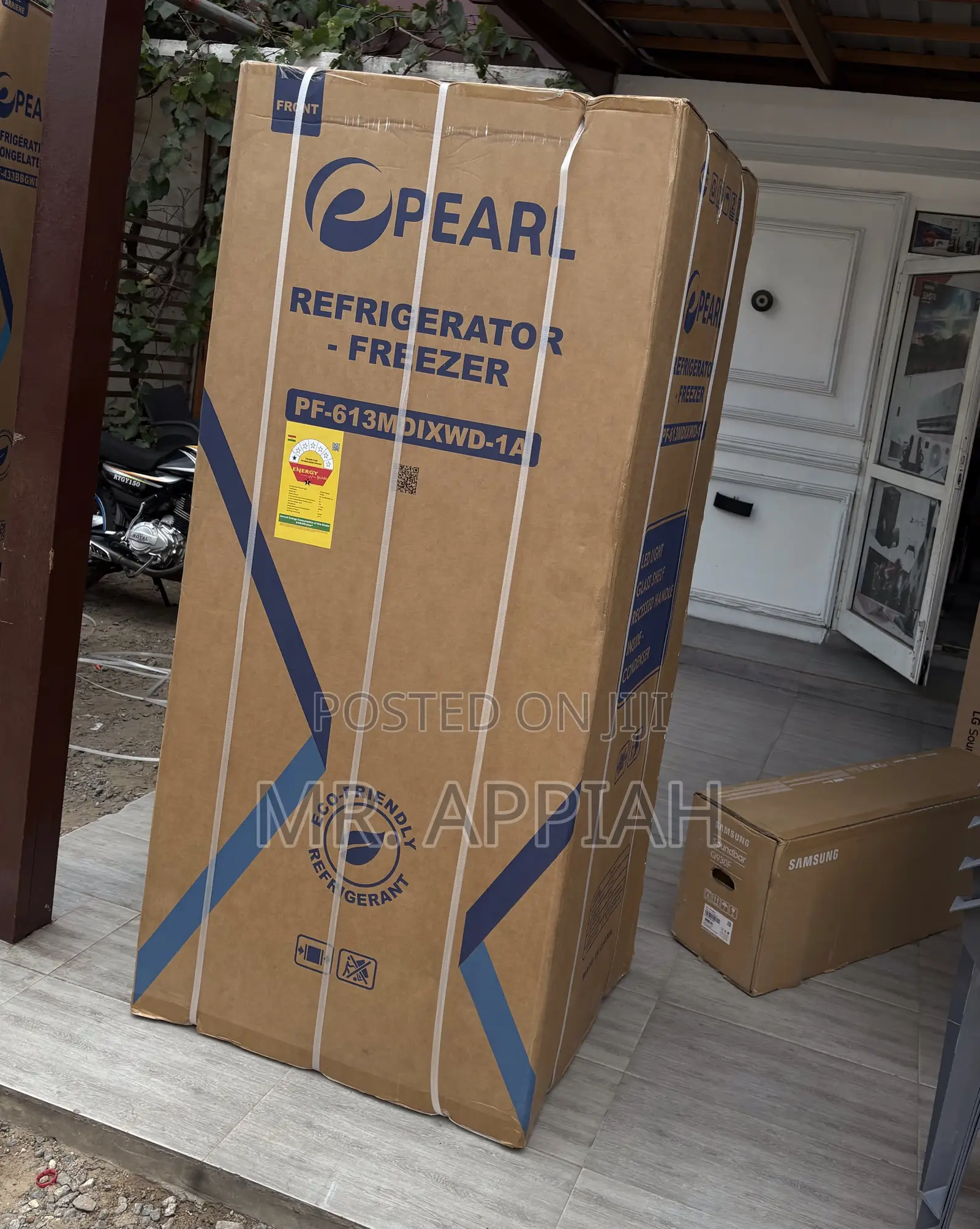 Super Affordable Pearl Side by Side Electric Refrigerator(Gray) 