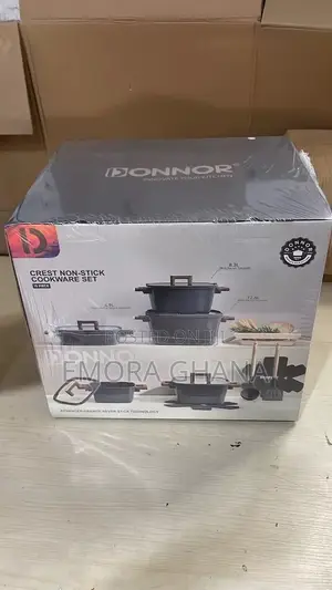 Donnor Luxury Crest 15- Piece Non-Stick Cookware Set